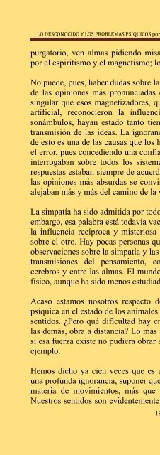 Lo Desconocido y los Problemas Psíquicos - Luz Espiritual