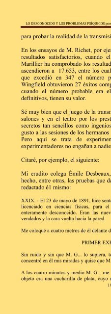 Lo Desconocido y los Problemas Psíquicos - Luz Espiritual