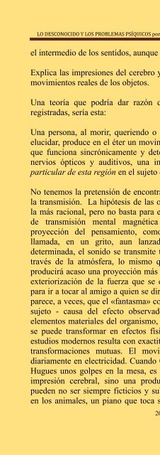 Lo Desconocido y los Problemas Psíquicos - Luz Espiritual