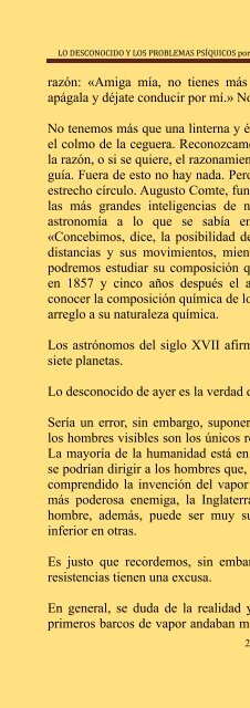 Lo Desconocido y los Problemas Psíquicos - Luz Espiritual