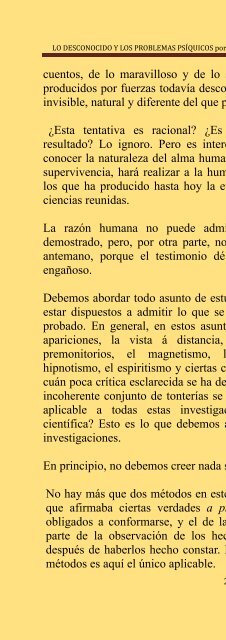 Lo Desconocido y los Problemas Psíquicos - Luz Espiritual