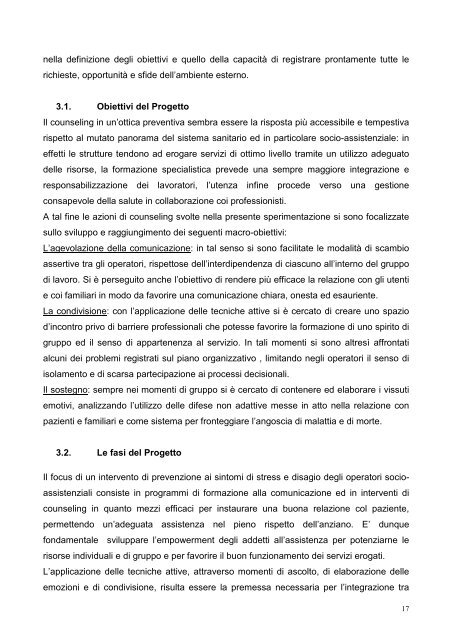 counseling per gli operatori della salute - Api Formazione