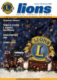 Numero 118 – Dicembre 2004 - Rivista Lions