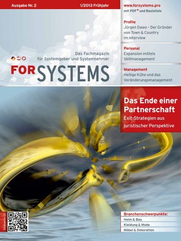 forSYSTEMS 2013 | 1