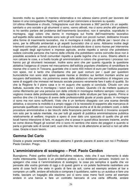 Gemma Del Carlo - Coordinamento Toscano delle Associazioni per ...