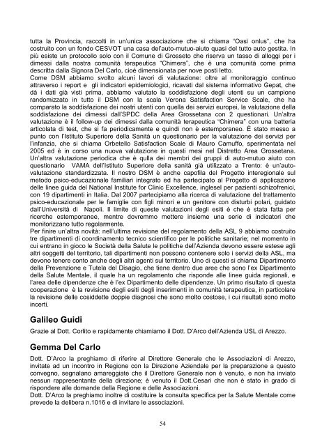 Gemma Del Carlo - Coordinamento Toscano delle Associazioni per ...