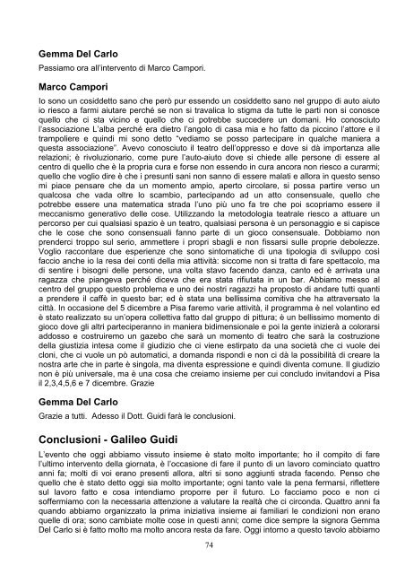 Gemma Del Carlo - Coordinamento Toscano delle Associazioni per ...