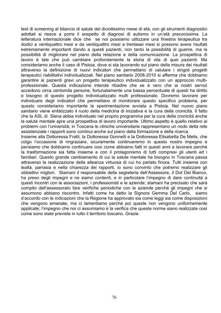 Gemma Del Carlo - Coordinamento Toscano delle Associazioni per ...