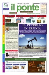 il petrolio in irpinia - Ilpontenews.It