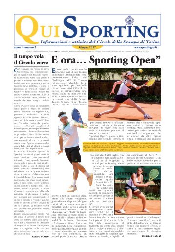 Qui Sporting giugno 2012 - Circolo della Stampa - Sporting