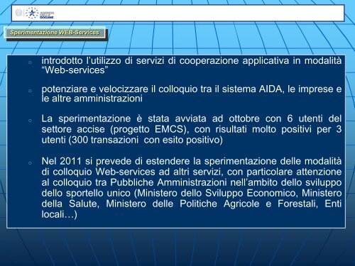 Progetto EMCS - pdf - Agenzia delle Dogane