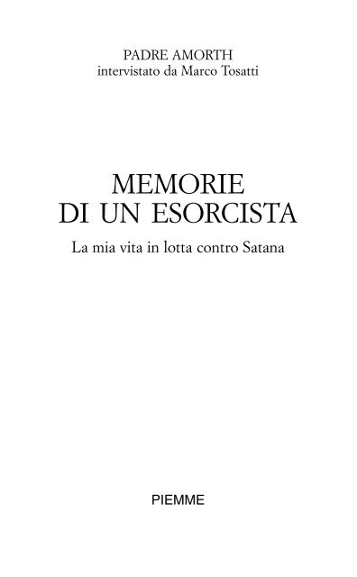 MEMORIE DI UN ESORCISTA