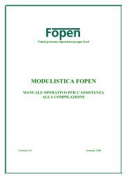 Norme per la compilazione della modulistica - Fopen