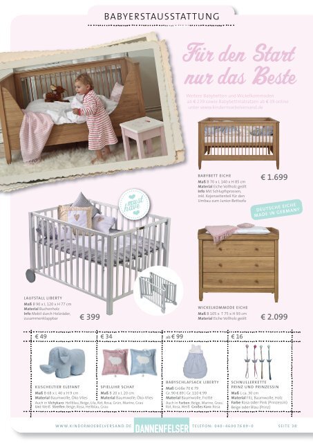 DANNENFELSER KINDERMÖBEL COUTURE | KATALOG 2013