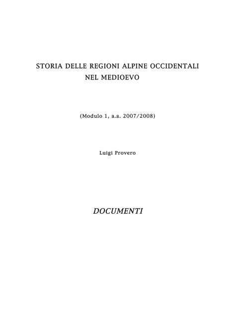 DOCUMENTI - Facoltà di Lettere e Filosofia