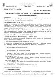 Practica 3: Evaluación de Expresiones Algebraicas - Universitat de ...