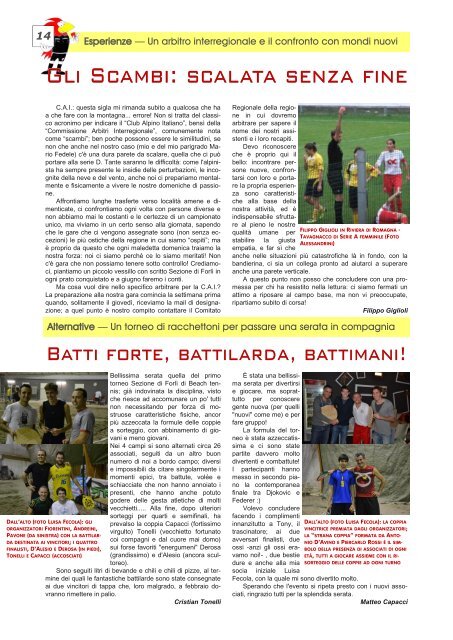 Numero 1 – Dicembre 2012 - Associazione Italiana Arbitri – Sezione ...