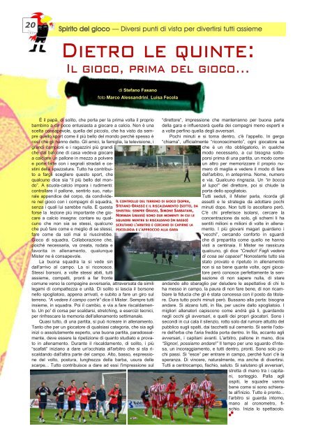 Numero 1 – Dicembre 2012 - Associazione Italiana Arbitri – Sezione ...