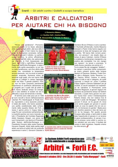 Numero 1 – Dicembre 2012 - Associazione Italiana Arbitri – Sezione ...