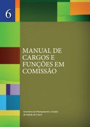 MANUAL DE CARGOS E FUNÇÕES EM COMISSÃO