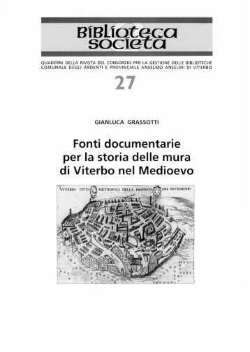 Fonti documentarie per la storia delle mura di Viterbo nel Medioevo