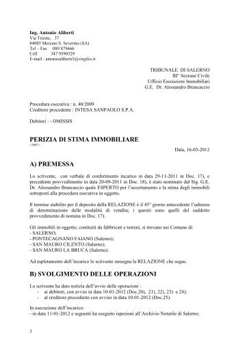 Perizia di stima