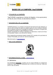 BASES DE LA CAMPAÑA AppTUSSAM