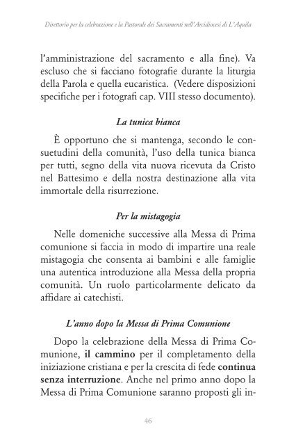 Il Direttorio Diocesiano - L'Editoriale