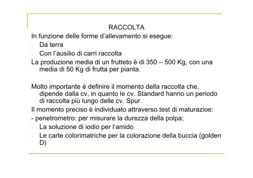 MELO seconda parte.pdf - prof. R. Andrei - appunti di agraria