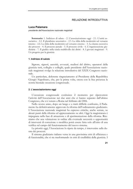 Scarica il pdf - Associazione Nazionale Magistrati