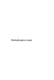 Fórmula para o caos - Livraria Martins Fontes