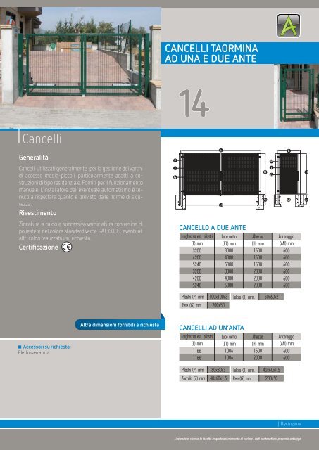 catalogo - Alfonso Lorenzo S.r.l.