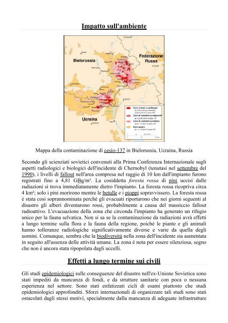 Disastro di Cernobyl - Associazione Garda Solidale