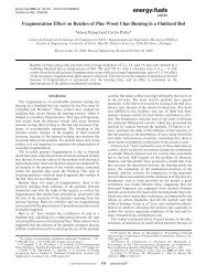 Fragmentation Effect on Batches of Pine Wood Char Burning in a ...