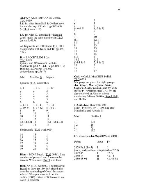 A Poetry Map for LSJ - DSpace at Cambridge - University of ...