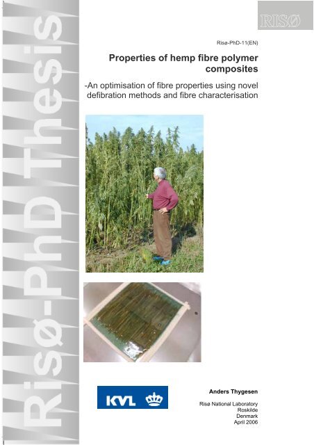 Properties of hemp fibre polymer composites -An optimisation of ...