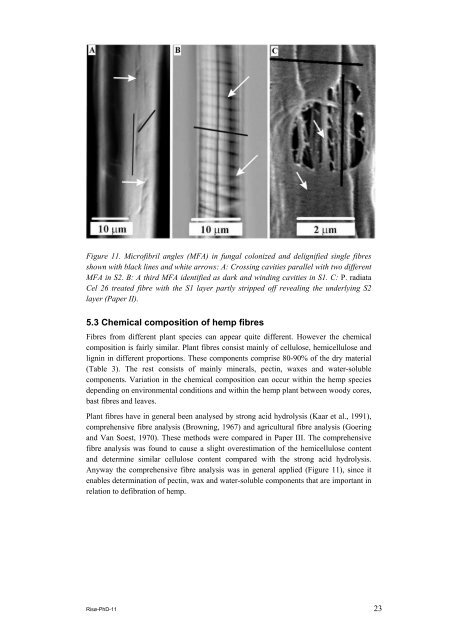 Properties of hemp fibre polymer composites -An optimisation of ...