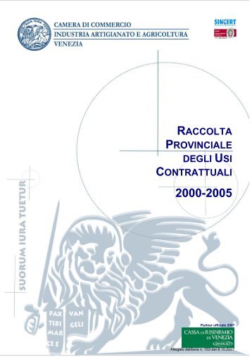 raccolta provinciale degli usi contrattuali 2000-2005 - Notaiodoria.It