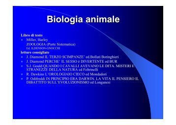 lezioni biologia animale 1-4.pdf - DISAT