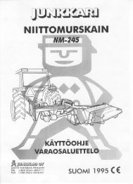 Reservdelskatalog NM245 1995 - Junkkari Palvelut