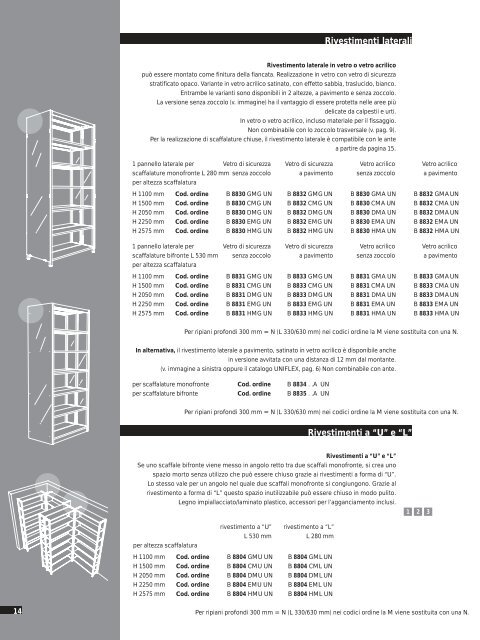 Sistema di scaffalature SchulzUNIFLEX Programma ... - Schulz Speyer