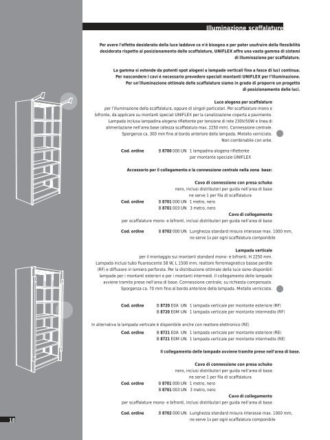 Sistema di scaffalature SchulzUNIFLEX Programma ... - Schulz Speyer