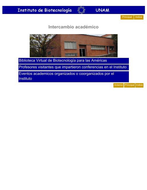 2004 - Instituto de Biotecnología - UNAM