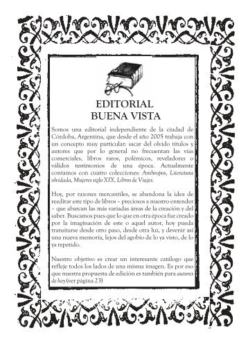 Catalogo Buena Vista.cdr - editorial buena vista