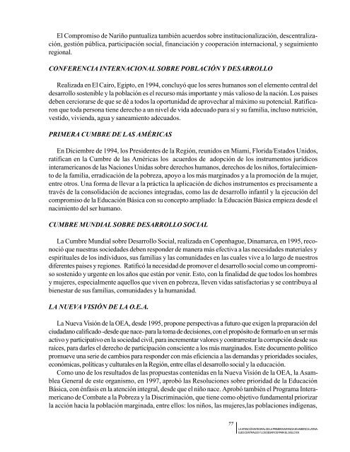 la atención integral de la primera infancia en américa latina