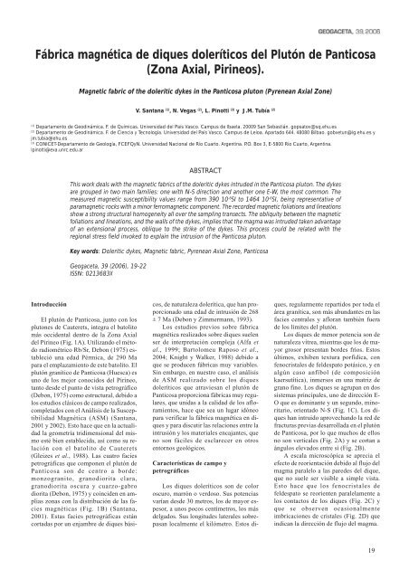 PDF (292 Kb) - Sociedad Geológica de España