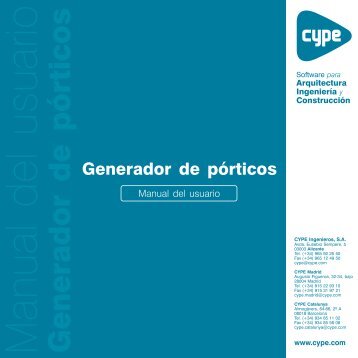 Generador de pórticos - Manual del usuario