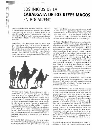 Los inicios de la cabalgata de los Reyes Magos.pdf - Aculliber