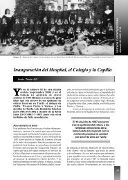 Inauguración del Hospital, el Colegio y la Capilla - Ayuntamiento de ...