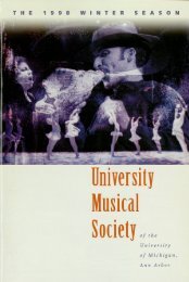 Societyof the University of Michigan - Ann Arbor District Library